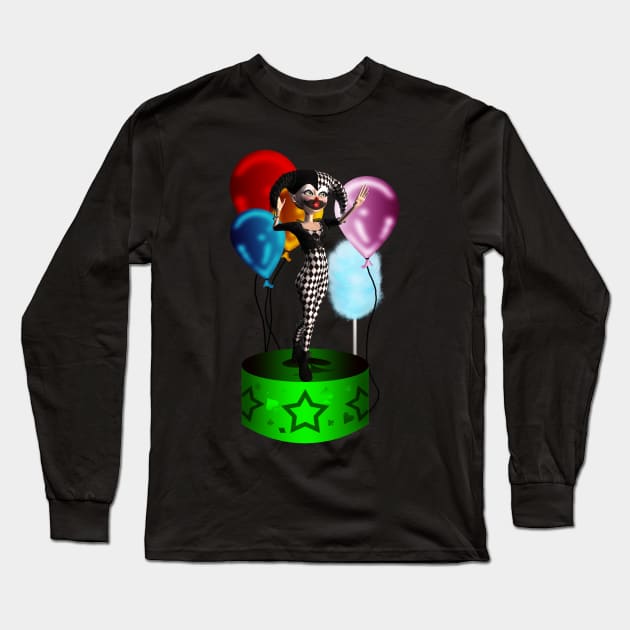 Cute little harlequin Long Sleeve T-Shirt by Nicky2342